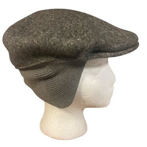 Kangol 504 Grey Men’s Wool Earflap Large
